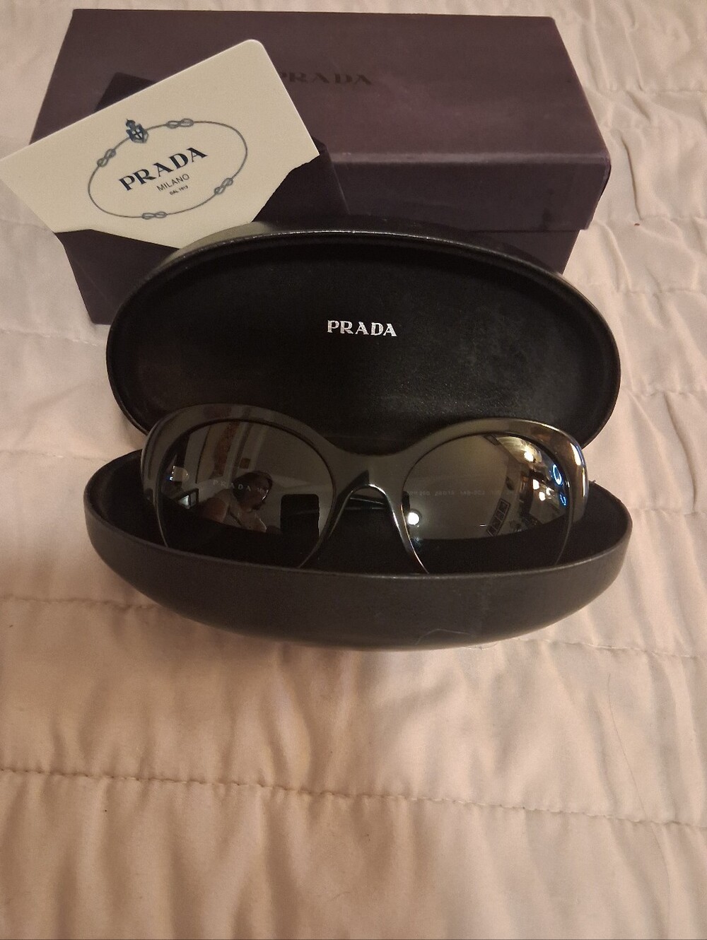Prada Black Oversized Women's Sunglasses